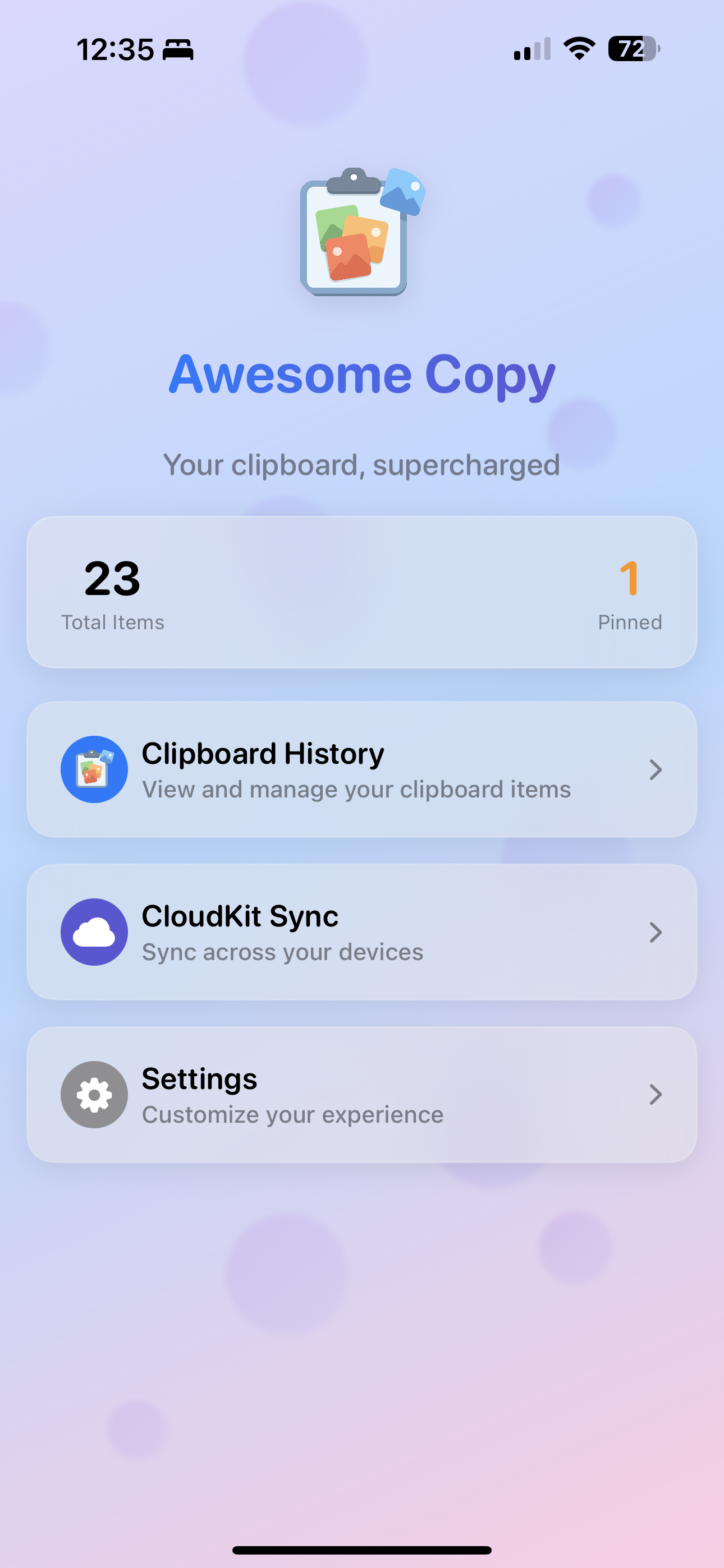 AwesomeCopy Mobile Screenshot 2