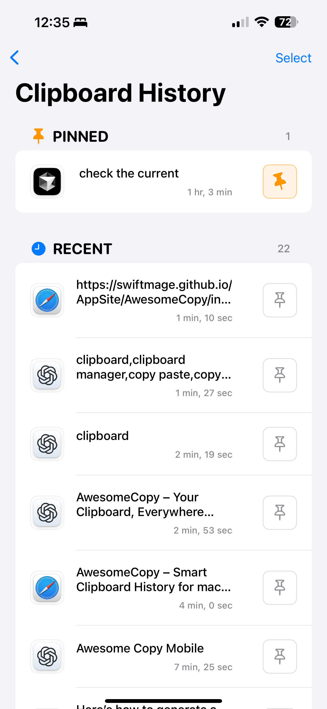 AwesomeCopy Mobile Screenshot 4
